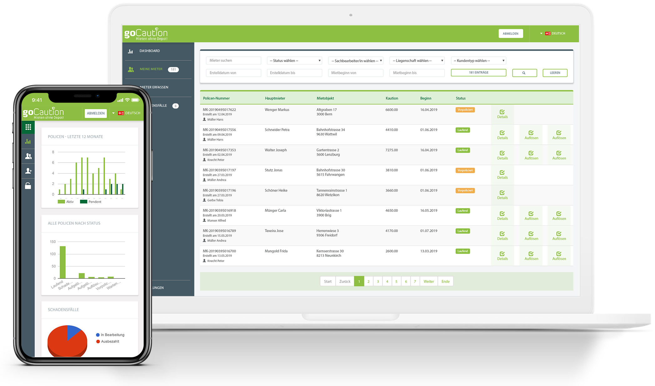 Vermieter-Portal Login